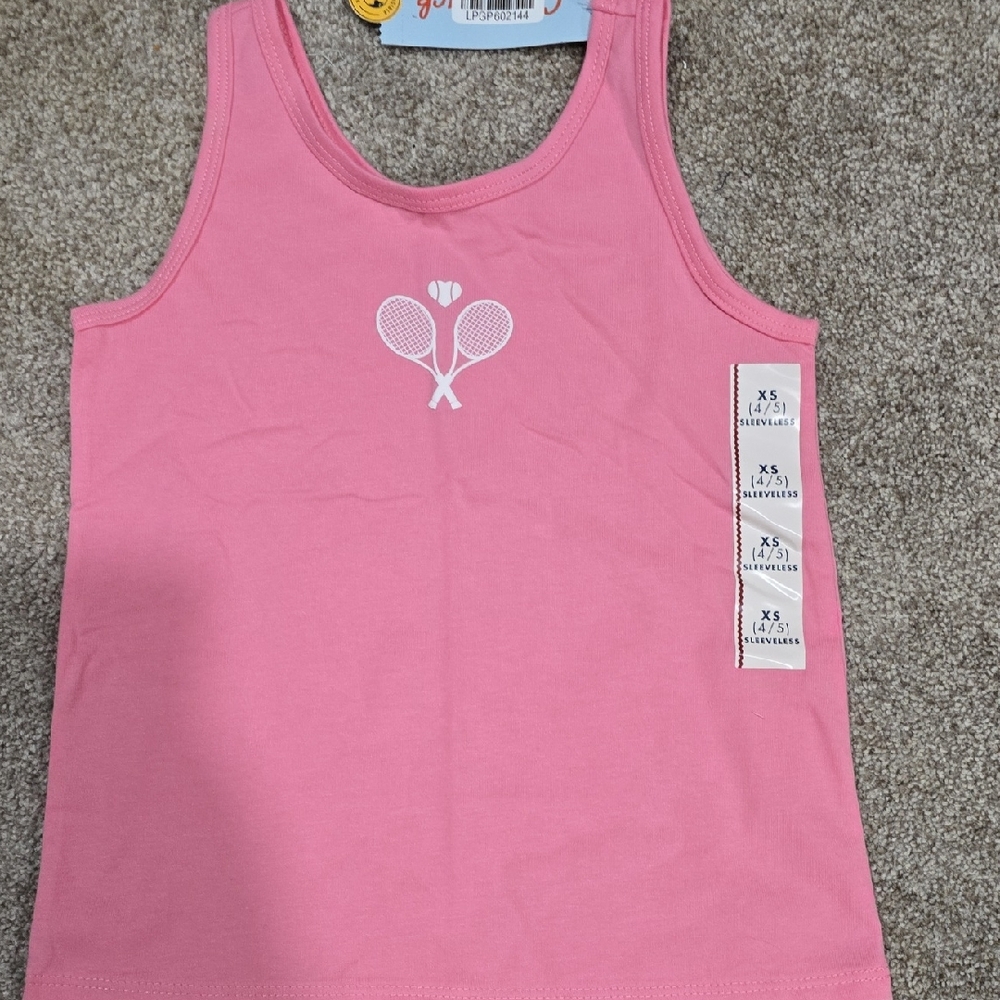 Cat & Jack Pink Tennis Tank